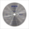 Irwin Classic Series 7 1/4 140 T Saw Blade Plywood Veneer Plastid Osb. New. saw blades IRWIN 038548998596
